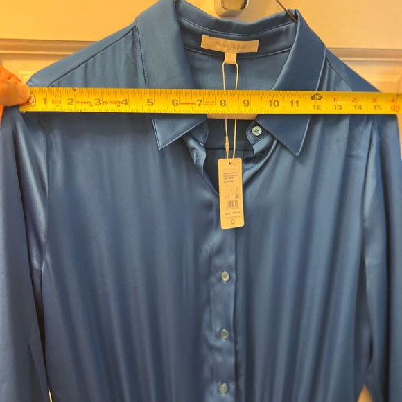 Favorite Daughter Blue Long Sleeve 60 inches ling Dress - Picture 10 of 10